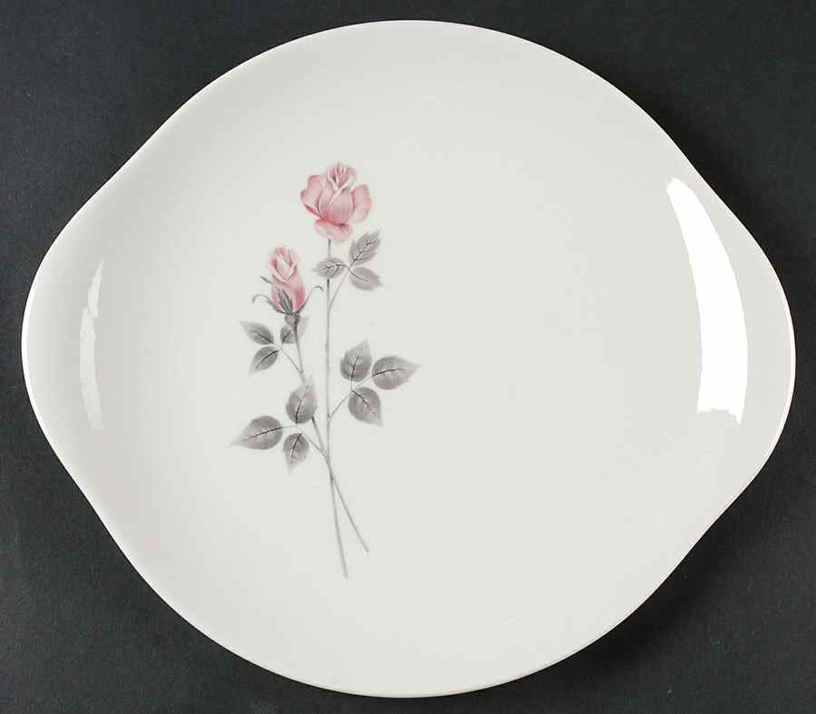 Pillar Rose Handled Cake Plate by Royal Doulton-1