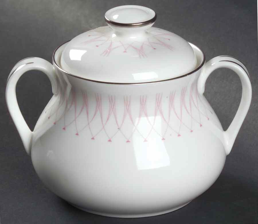Pink Radiance Sugar Bowl & Lid by Royal Doulton-1