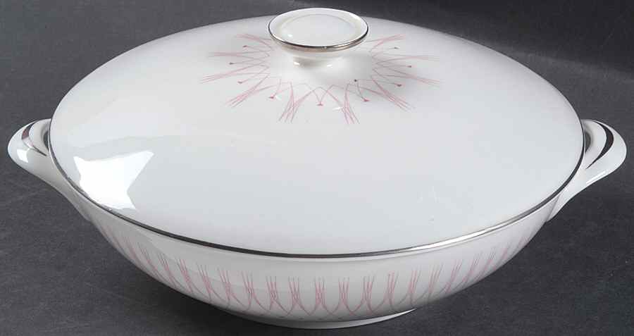 Pink Radiance Round Covered Vegetable by Royal Doulton-1