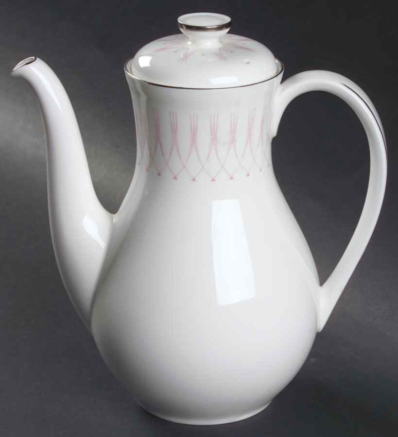 Pink Radiance Coffee Pot & Lid by Royal Doulton-1