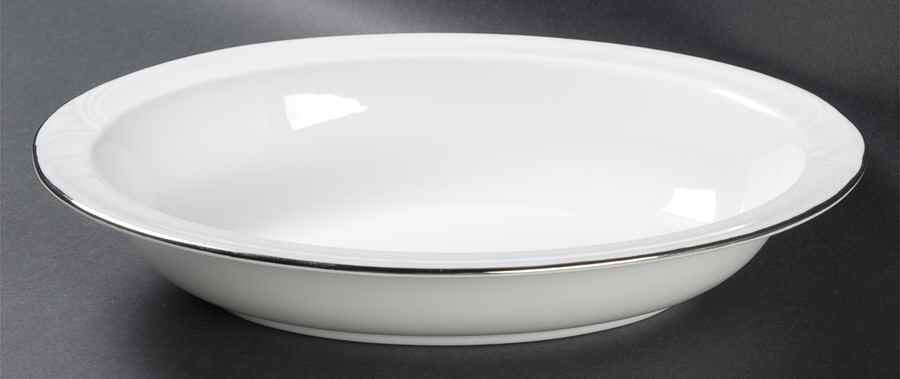 Platino 10" Oval Vegetable Bowl by Royal Doulton-1
