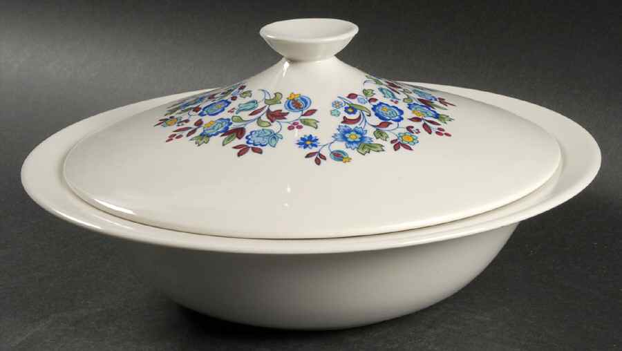 Plymouth Round Covered Vegetable (RV10 Base) by Royal Doulton-1