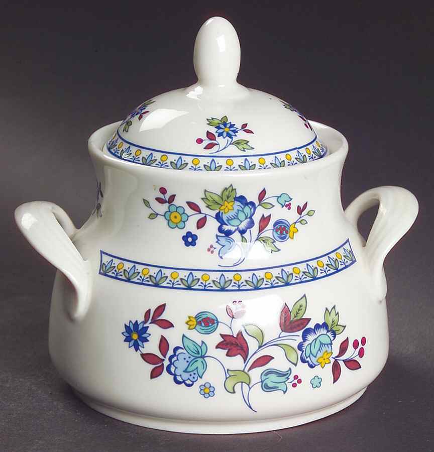Plymouth Sugar Bowl & Lid by Royal Doulton-1