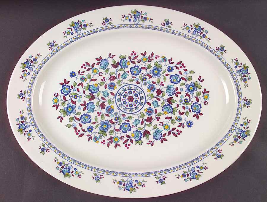 Plymouth 15" Oval Serving Platter by Royal Doulton-1