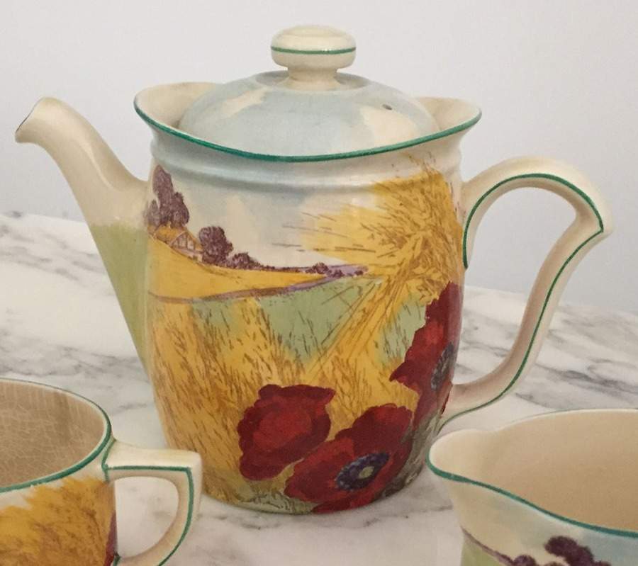 Poppies C Coffee Pot & Lid by Royal Doulton-1
