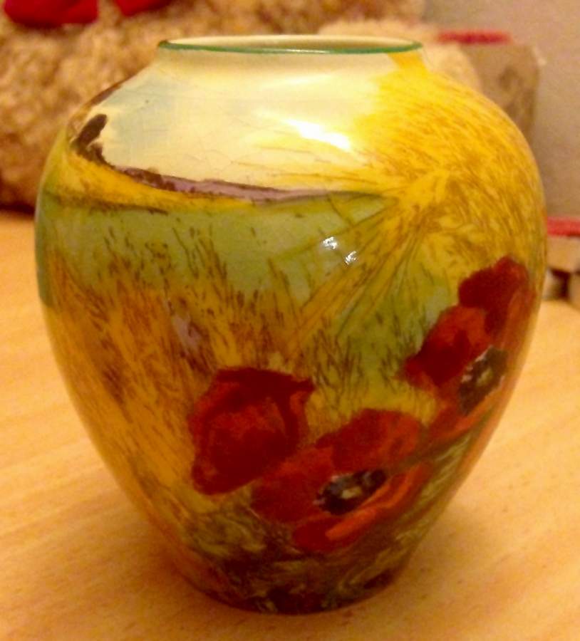 Poppies C Vase by Royal Doulton-1