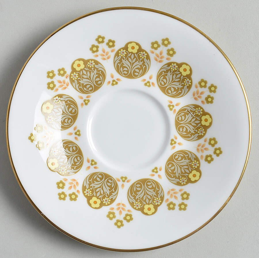 Polonaise Saucer by Royal Doulton-1
