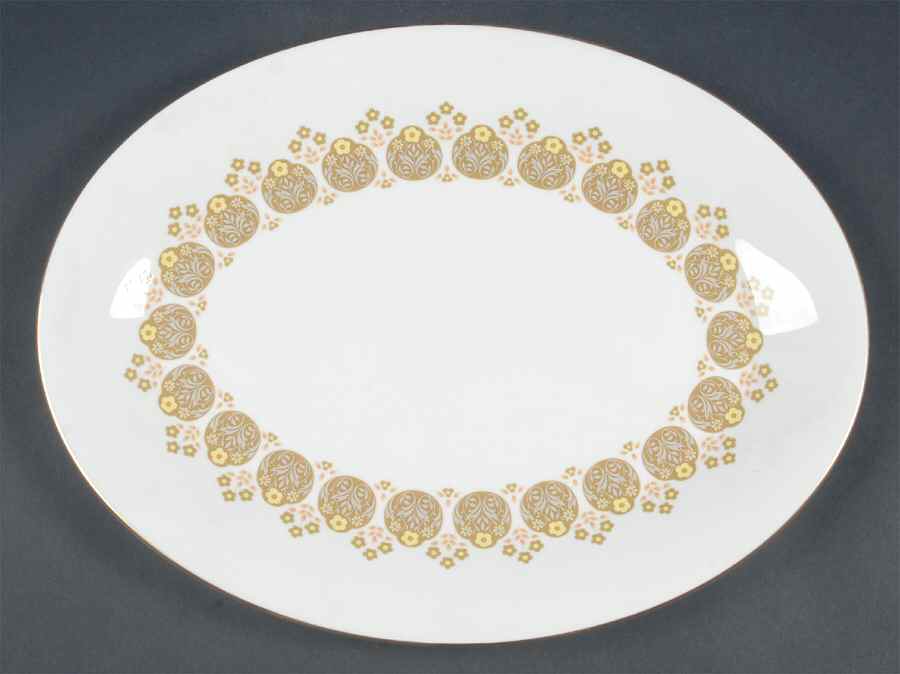 Polonaise 13" Oval Serving Platter by Royal Doulton-1