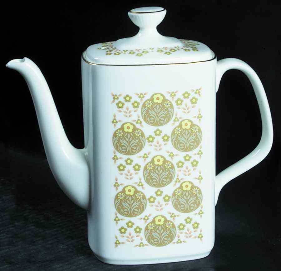 Polonaise Coffee Pot & Lid by Royal Doulton-1