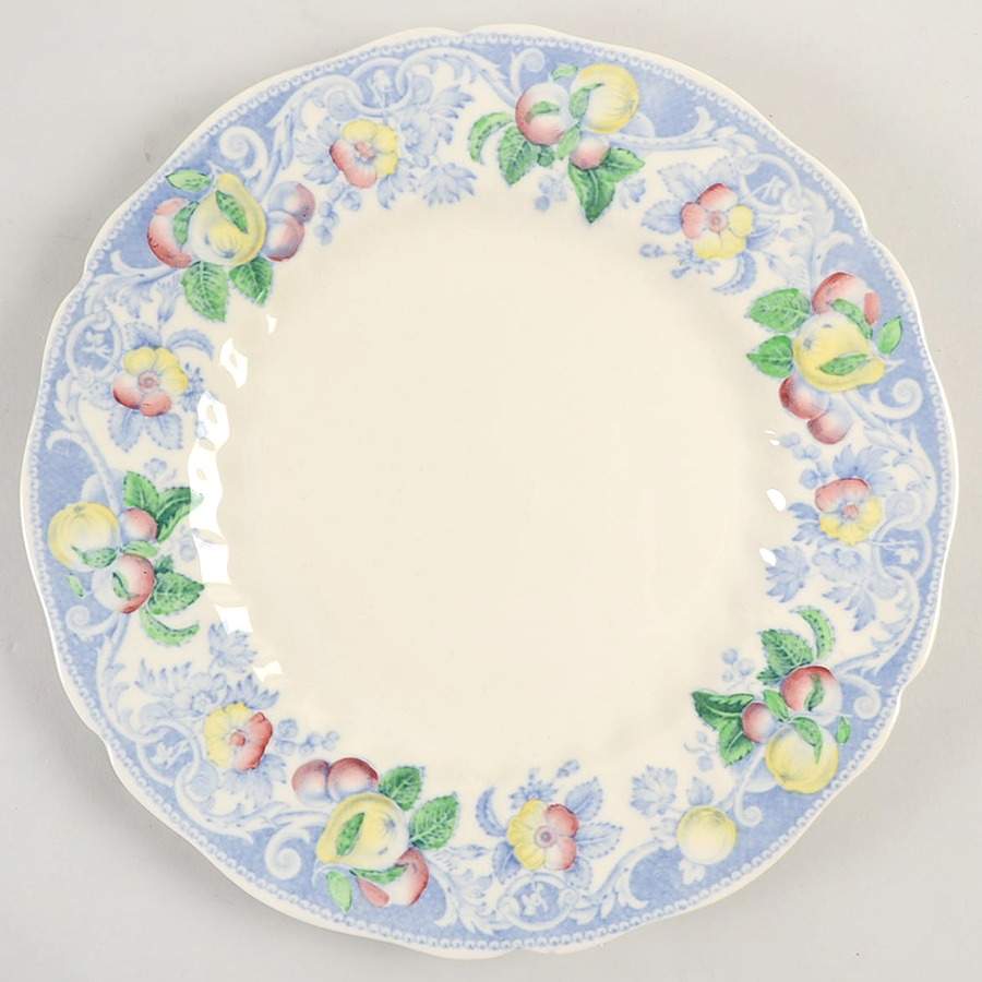 Pomeroy Blue, Multicolor Luncheon Plate by Royal Doulton-1