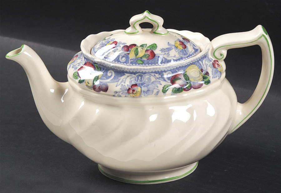 Pomeroy Blue, Multicolor Teapot & Lid by Royal Doulton-1