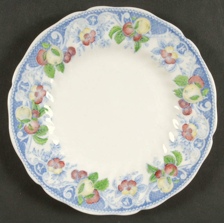 Pomeroy Blue, Multicolor Bread & Butter Plate by Royal Doulton-1
