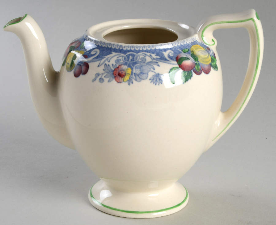 Pomeroy Blue, Multicolor Mini Teapot No Lid by Royal Doulton-1