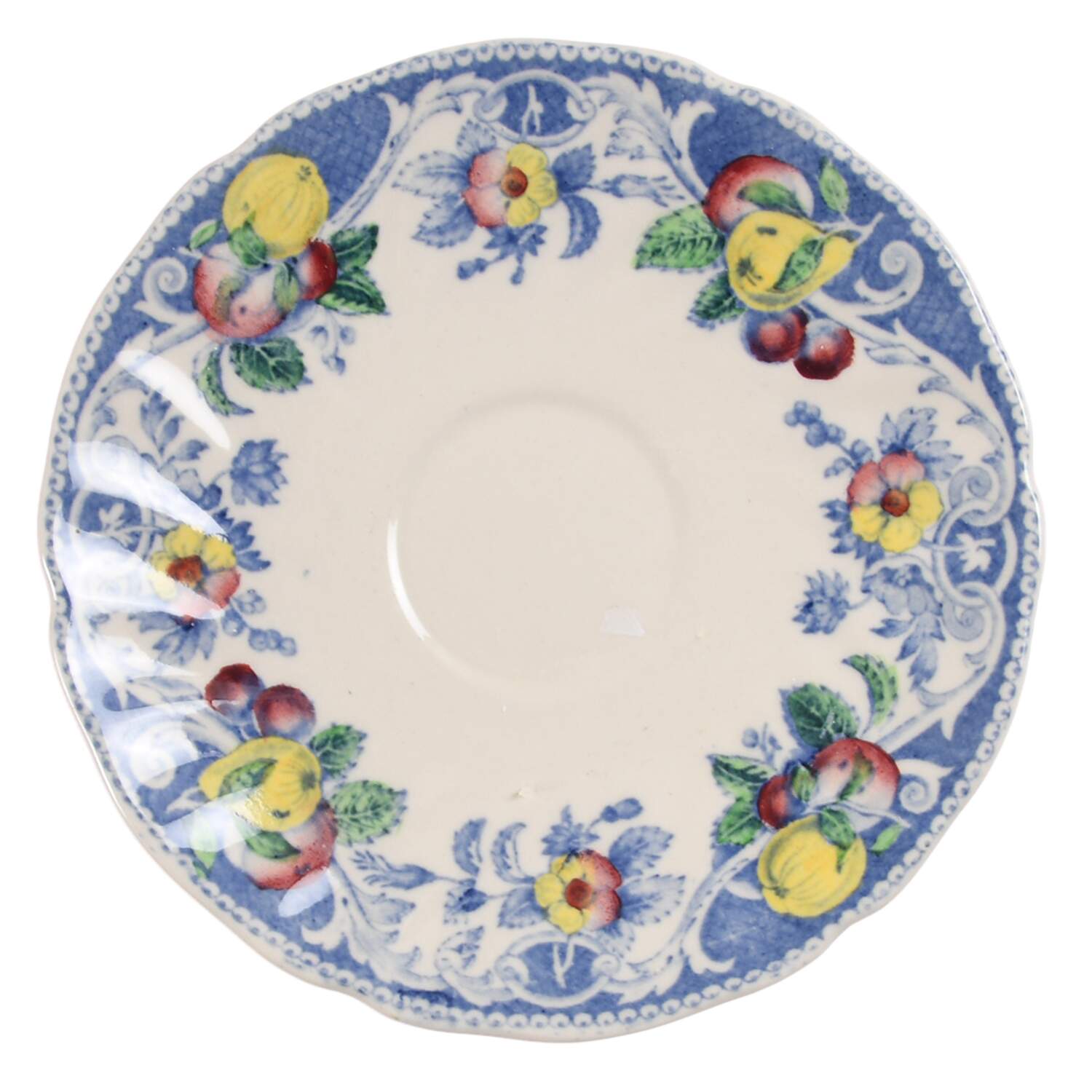 Pomeroy Blue, Multicolor Saucer by Royal Doulton-1