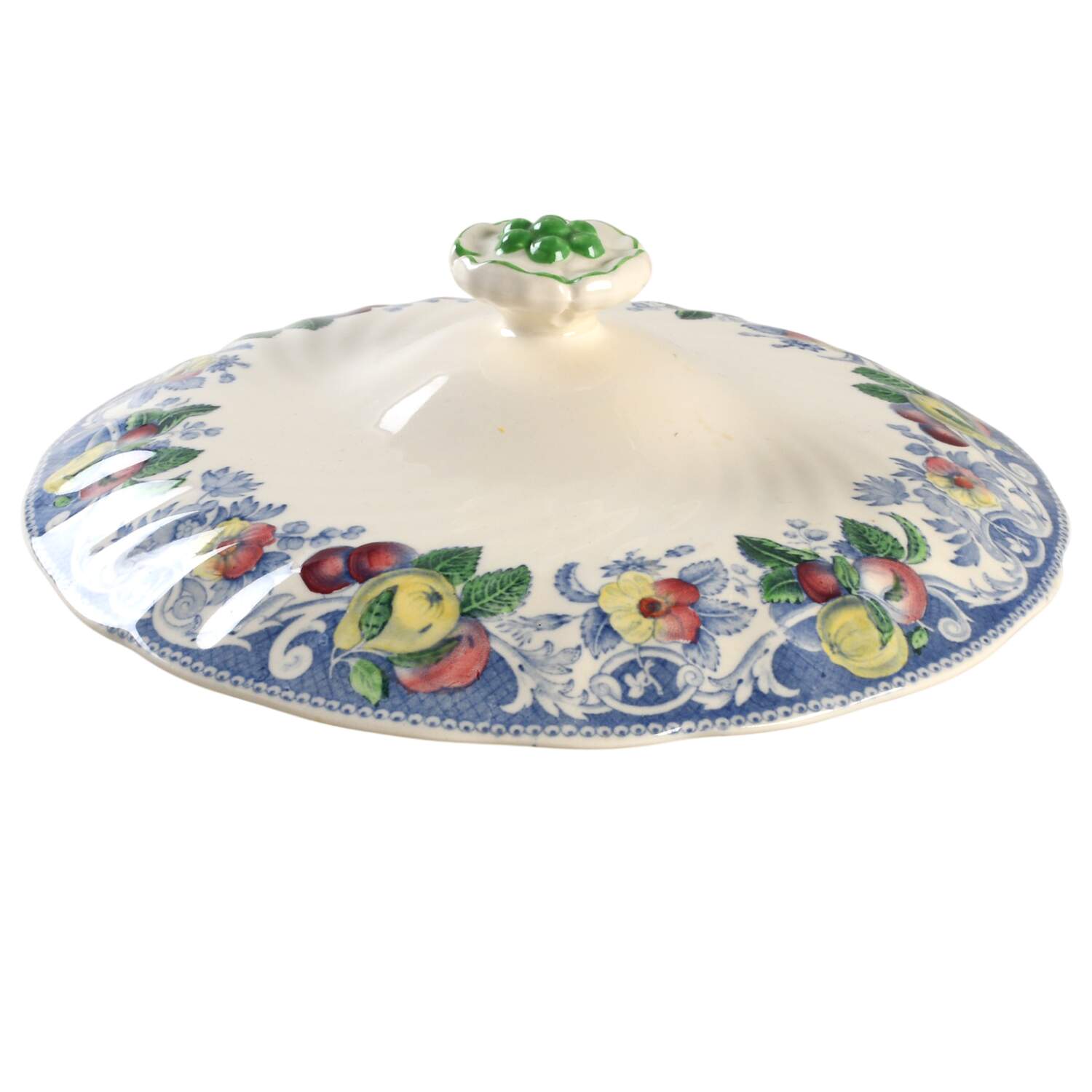 Pomeroy Blue, Multicolor Lid for Round Vegetable by Royal Doulton-1