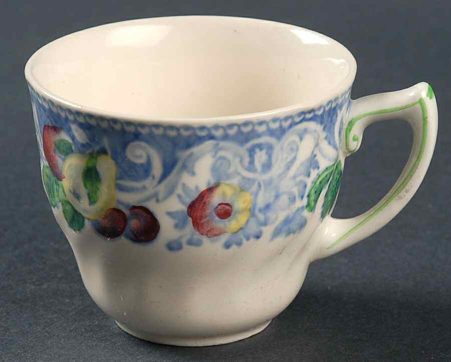 Pomeroy Blue, Multicolor Flat Demitasse Cup by Royal Doulton-1
