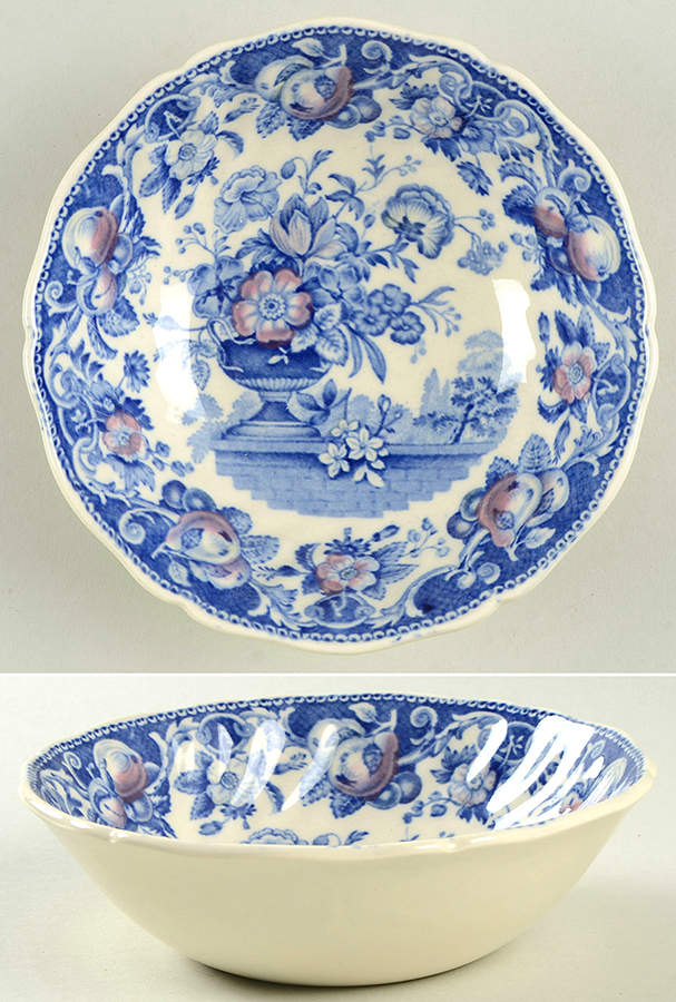 Pomeroy Blue, Multicolor Coupe Cereal Bowl by Royal Doulton-1