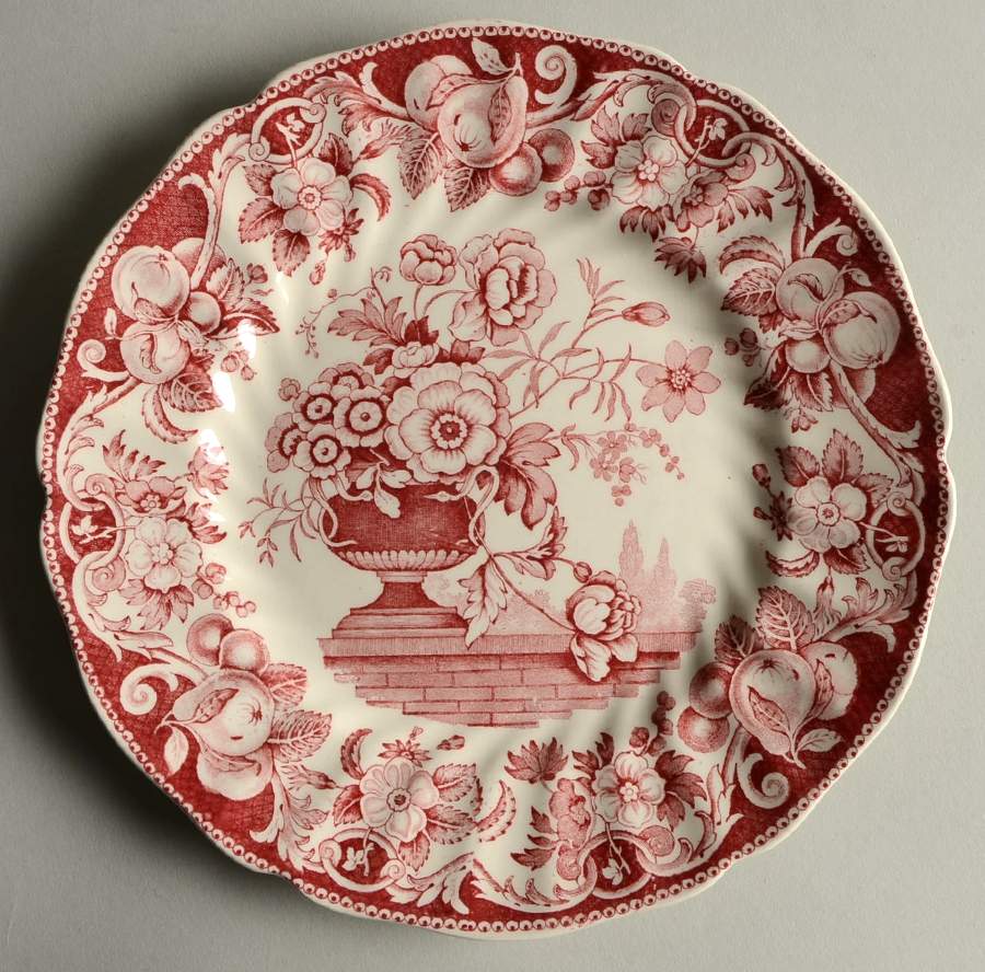 Pomeroy Red Salad Plate by Royal Doulton-1