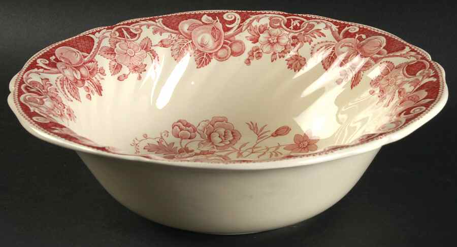 Pomeroy Red 9" Round Vegetable Bowl by Royal Doulton-1