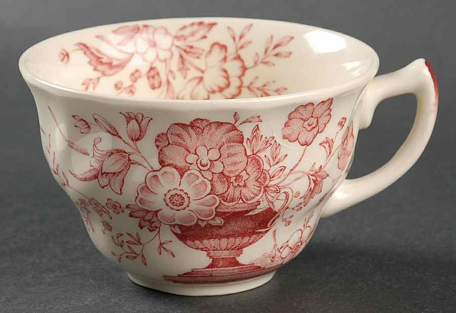 Pomeroy Red Flat Cup by Royal Doulton-1