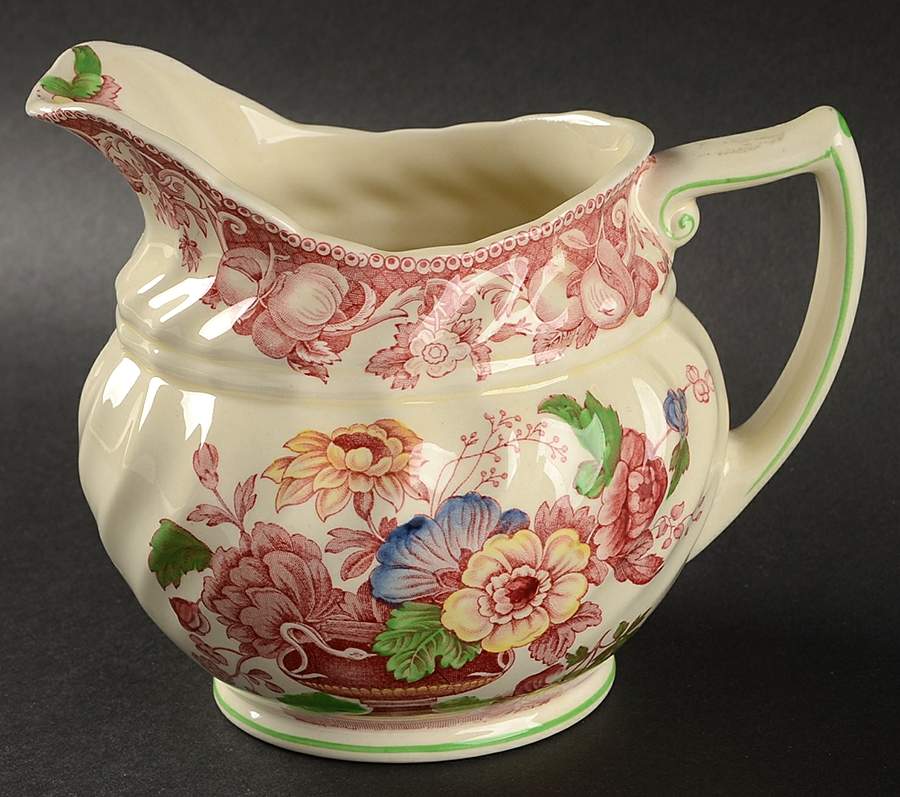 Pomeroy Red Multicolor (Center Design) 24 Oz Pitcher by Royal Doulton-1