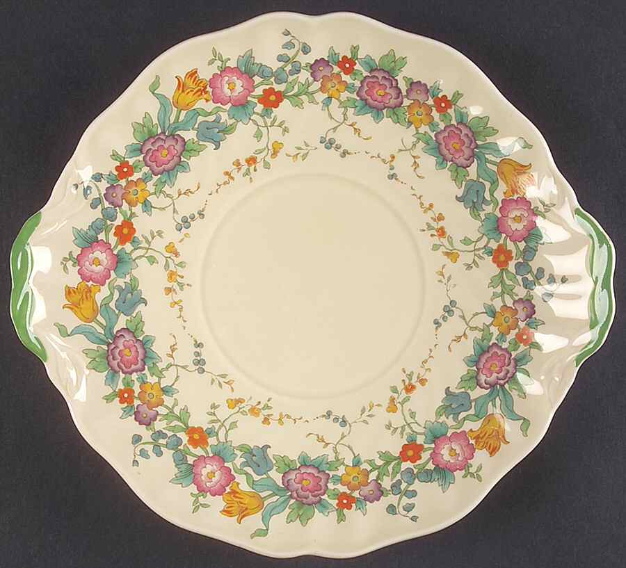 Portland, The Handled Cake Plate by Royal Doulton-1