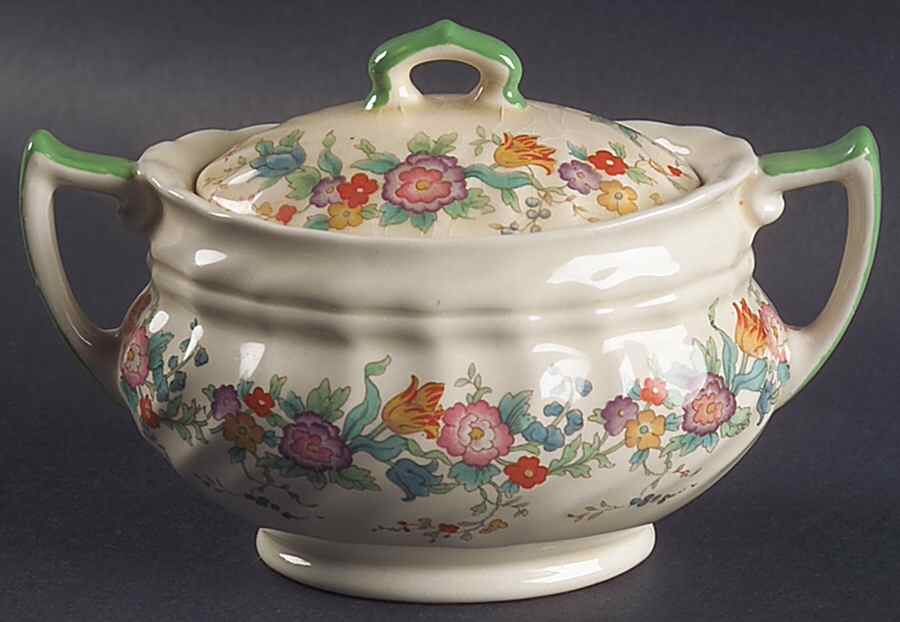 Portland, The Sugar Bowl & Lid by Royal Doulton-1