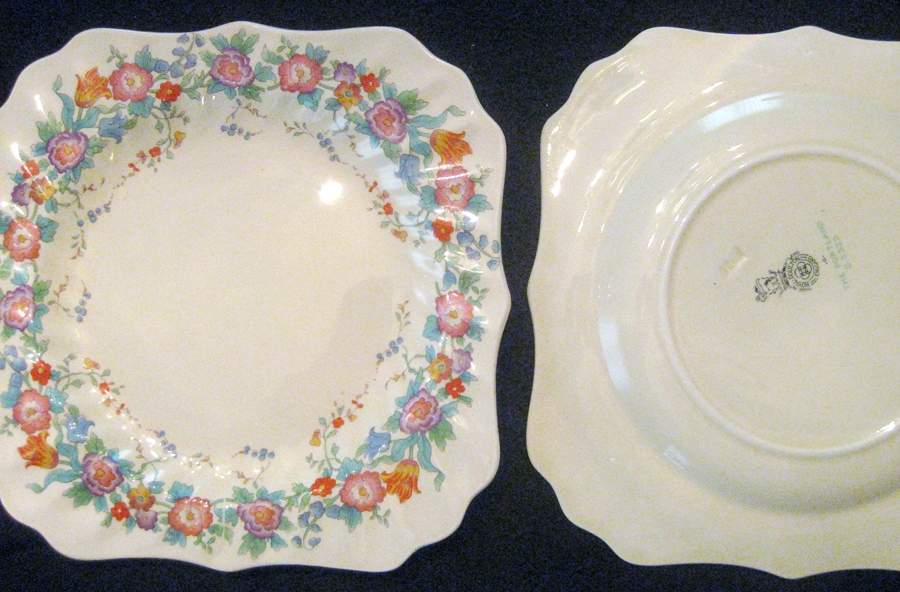 Portland, The Square Salad Plate by Royal Doulton-1