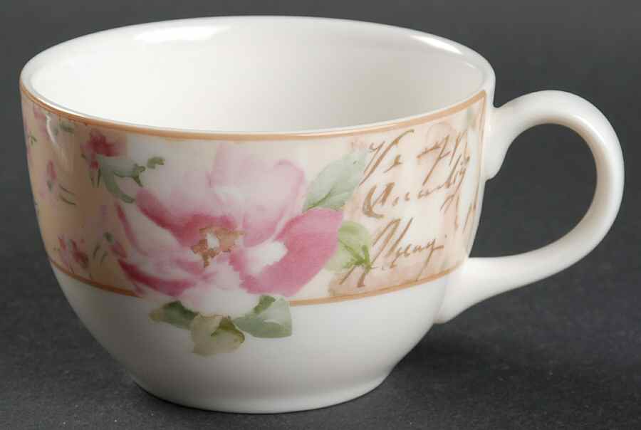 Poetic Rose Flat Cup by Royal Doulton-1