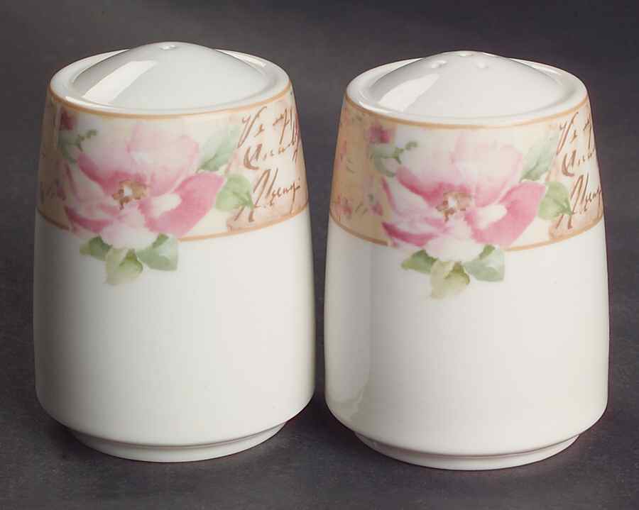 Poetic Rose Salt & Pepper Set by Royal Doulton-1