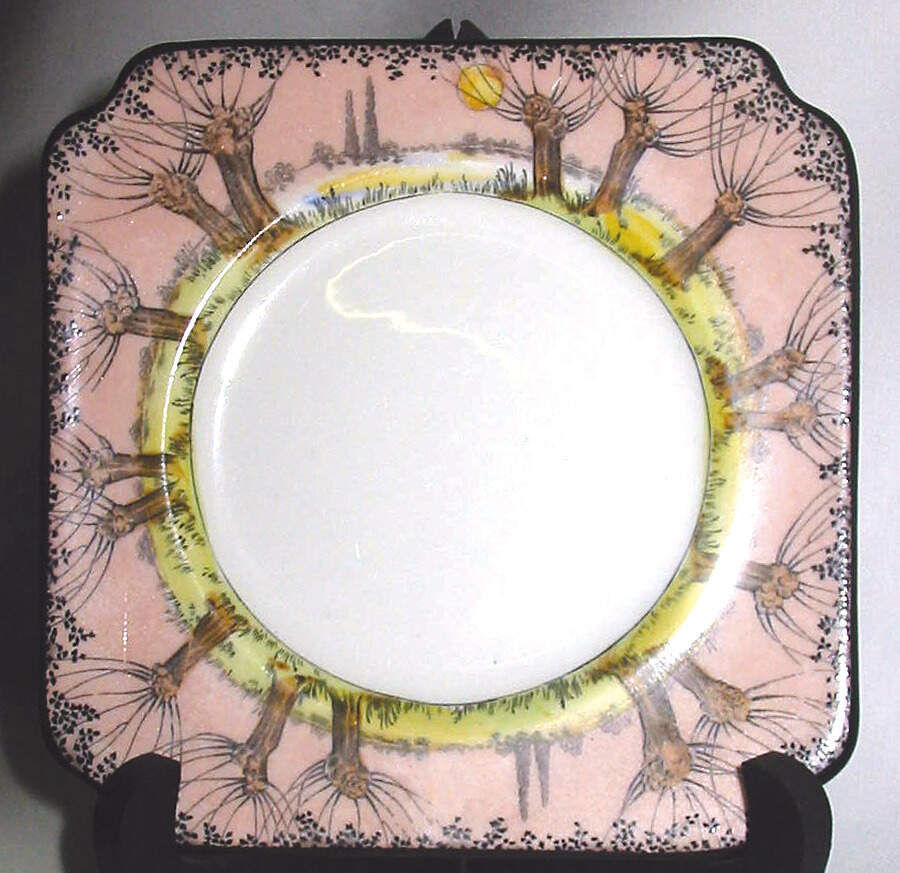 Pollard Willows Square Salad Plate by Royal Doulton-1