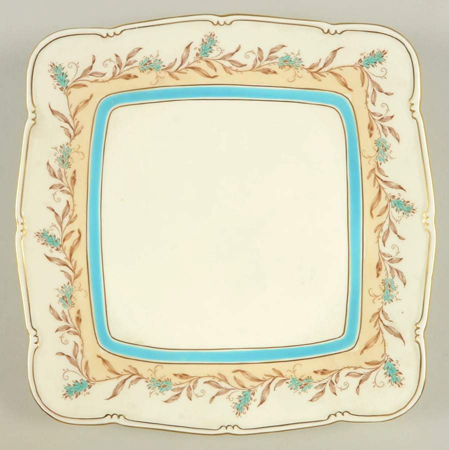 Prelude 9" Square Cake Plate by Royal Doulton-1