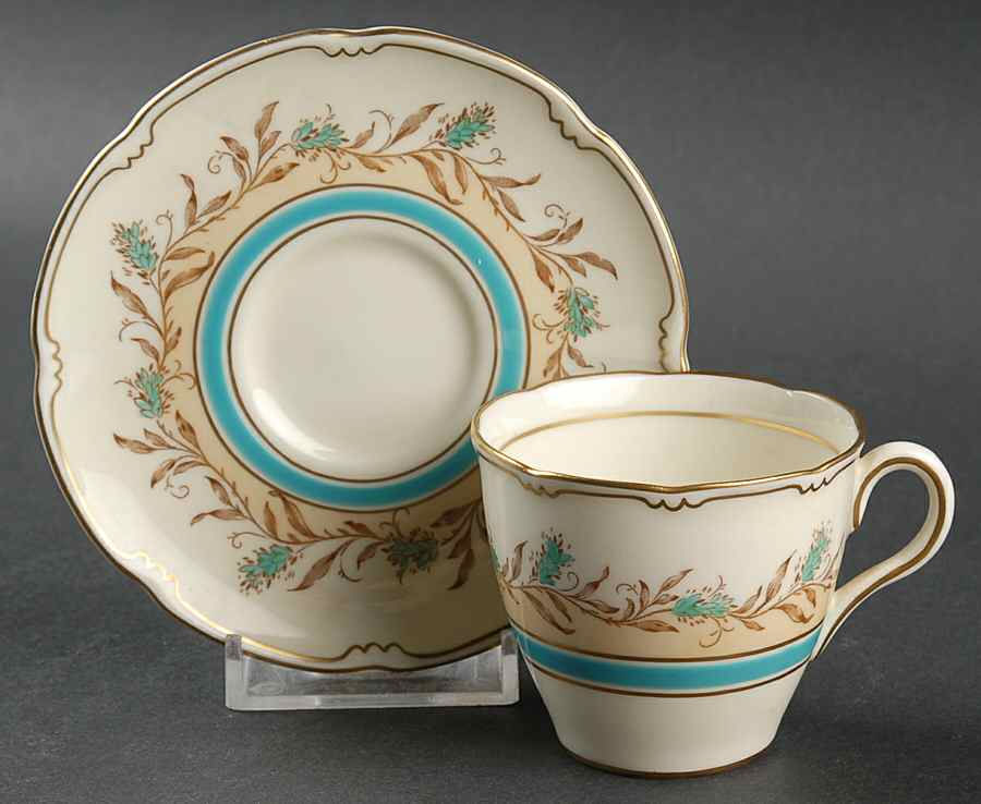 Prelude Flat Demitasse Cup & Saucer Set by Royal Doulton-1