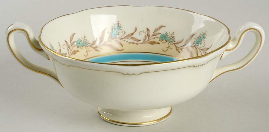 Prelude Footed Cream Soup Bowl by Royal Doulton-1