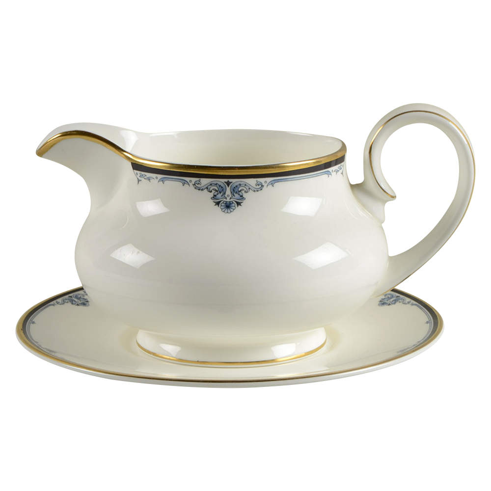 Princeton Round Gravy Boat & Underplate by Royal Doulton-1
