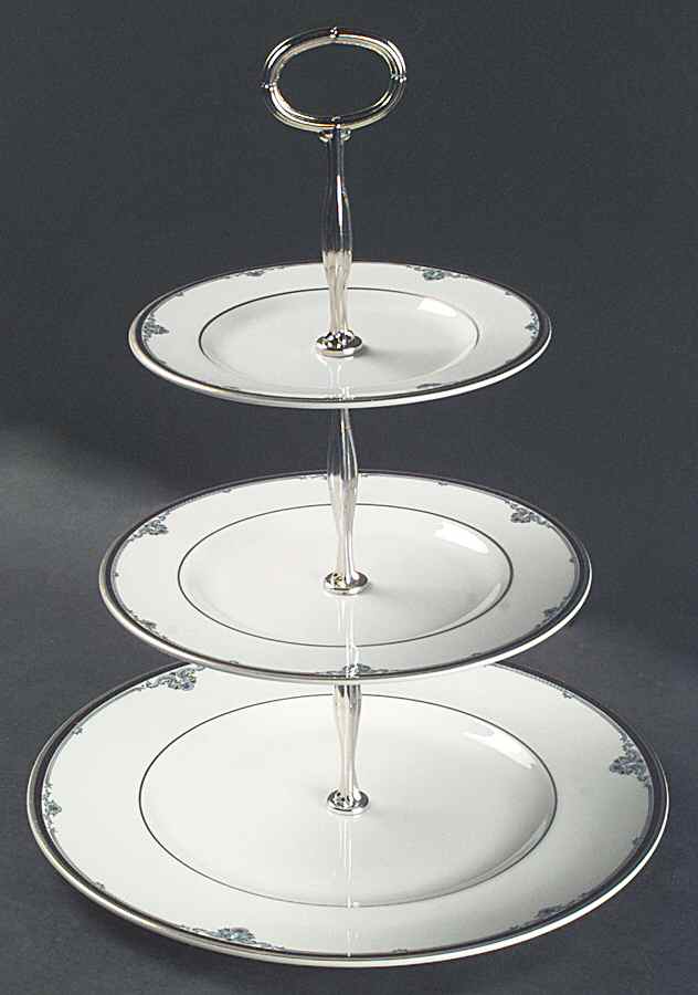 Princeton 13 7/8"-14 1/4" 3-Tiered Serving Tray(DP,SP,BB) HC by Royal Doulton-1