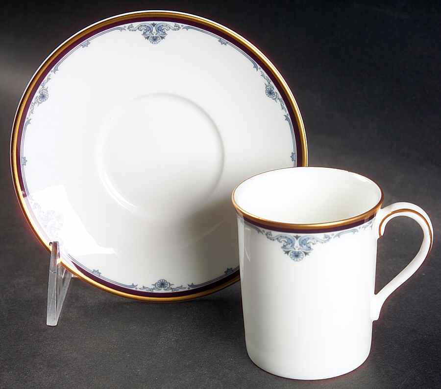 Princeton Flat Demitasse Cup & Saucer Set by Royal Doulton-1