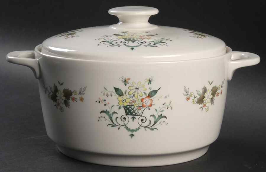 Provencal Medium Oven-to-Table Round Covered Casserole by Royal Doulton-1