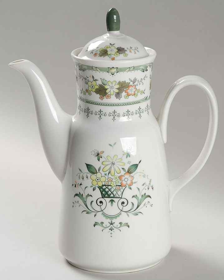 Provencal Coffee Pot & Lid by Royal Doulton-1