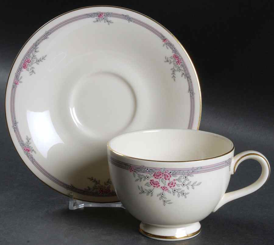 Providence Footed Cup & Saucer Set by Royal Doulton-1