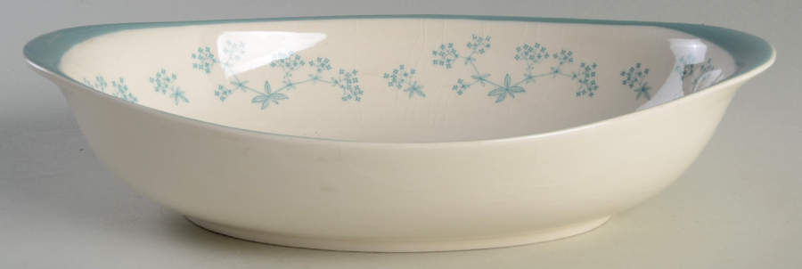 Queenslace 10" Oval Vegetable Bowl by Royal Doulton-1
