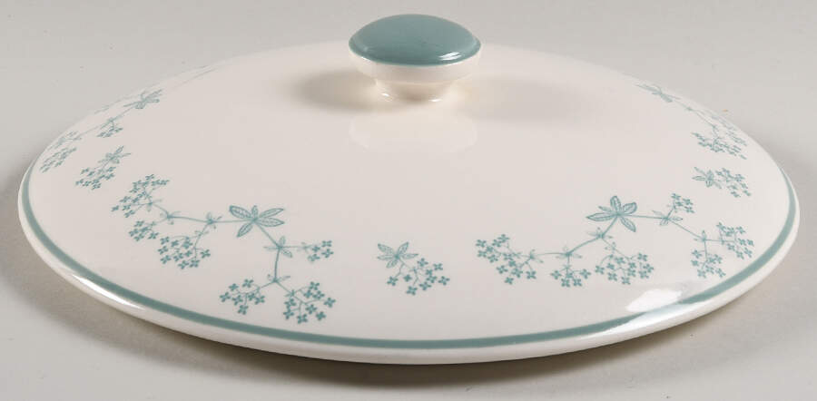 Queenslace Lid for Round Vegetable by Royal Doulton-1