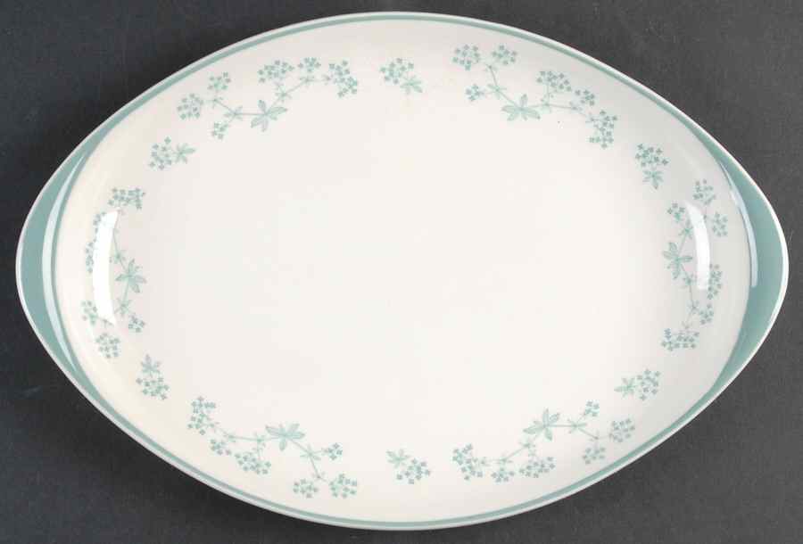 Queenslace 12" Oval Serving Platter by Royal Doulton-1