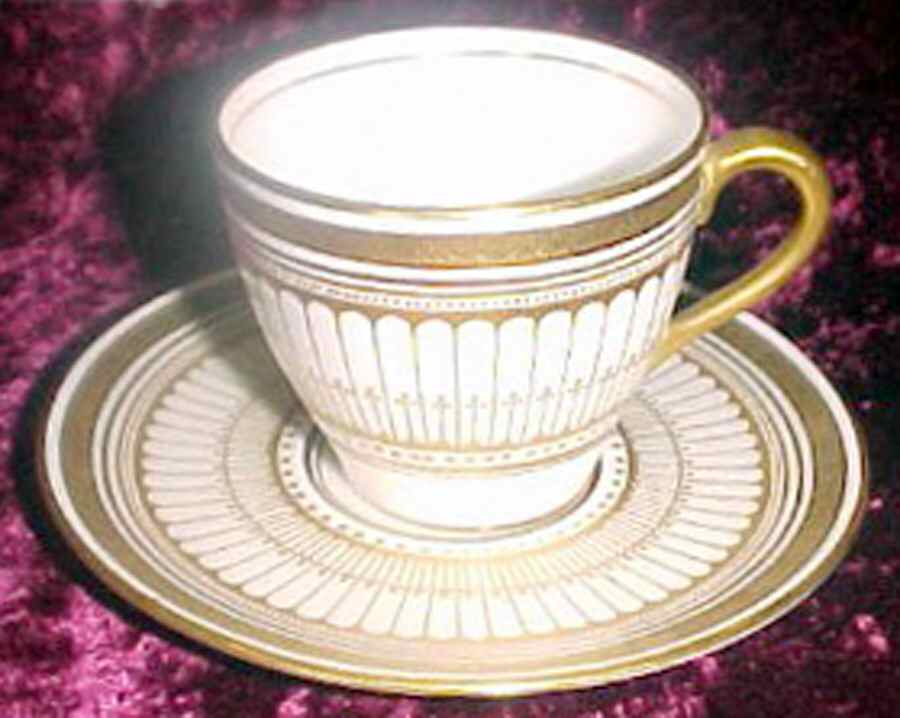 RA6746 Flat Demitasse Cup & Saucer Set by Royal Doulton-1