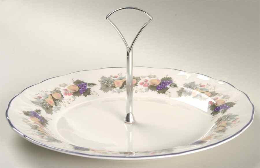 Ravenna Round Serving Plate with Handle (DP) by Royal Doulton-1