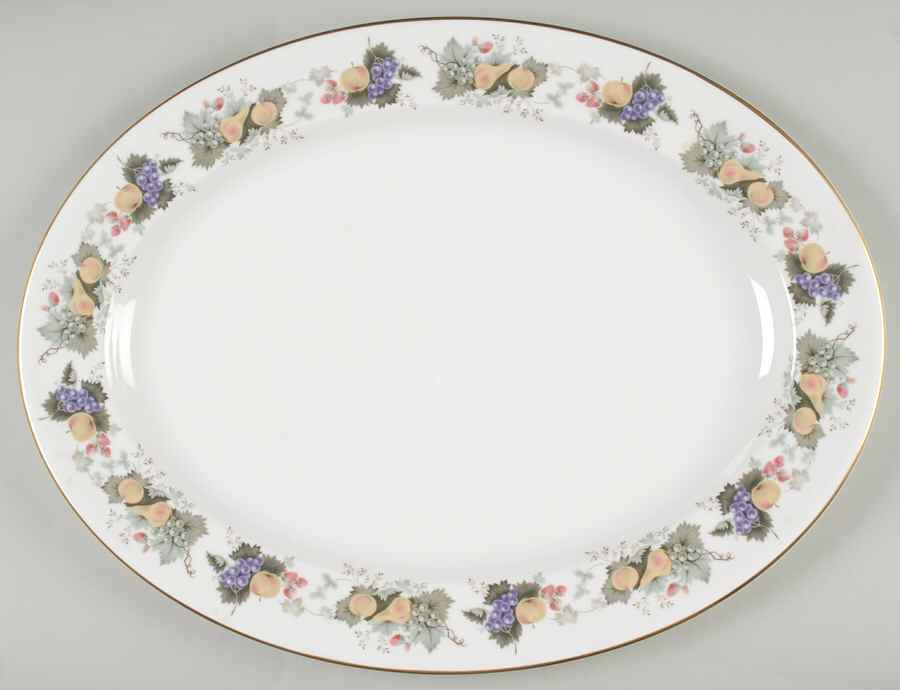 Ravenna 16" Oval Serving Platter by Royal Doulton-1