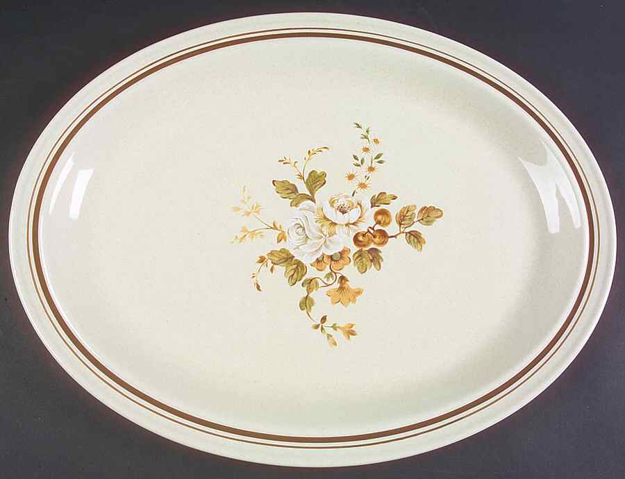 Ravel 16" Oval Serving Platter by Royal Doulton-1