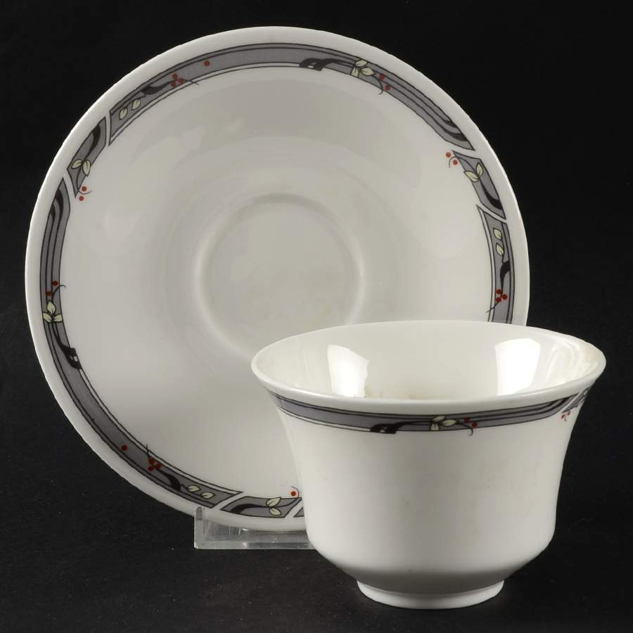 RD31 Flat Bouillon Cup & Saucer by Royal Doulton-1