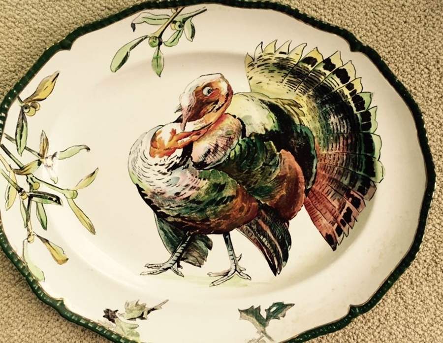 Turkeys 21" Oval Serving Platter by Royal Doulton-1
