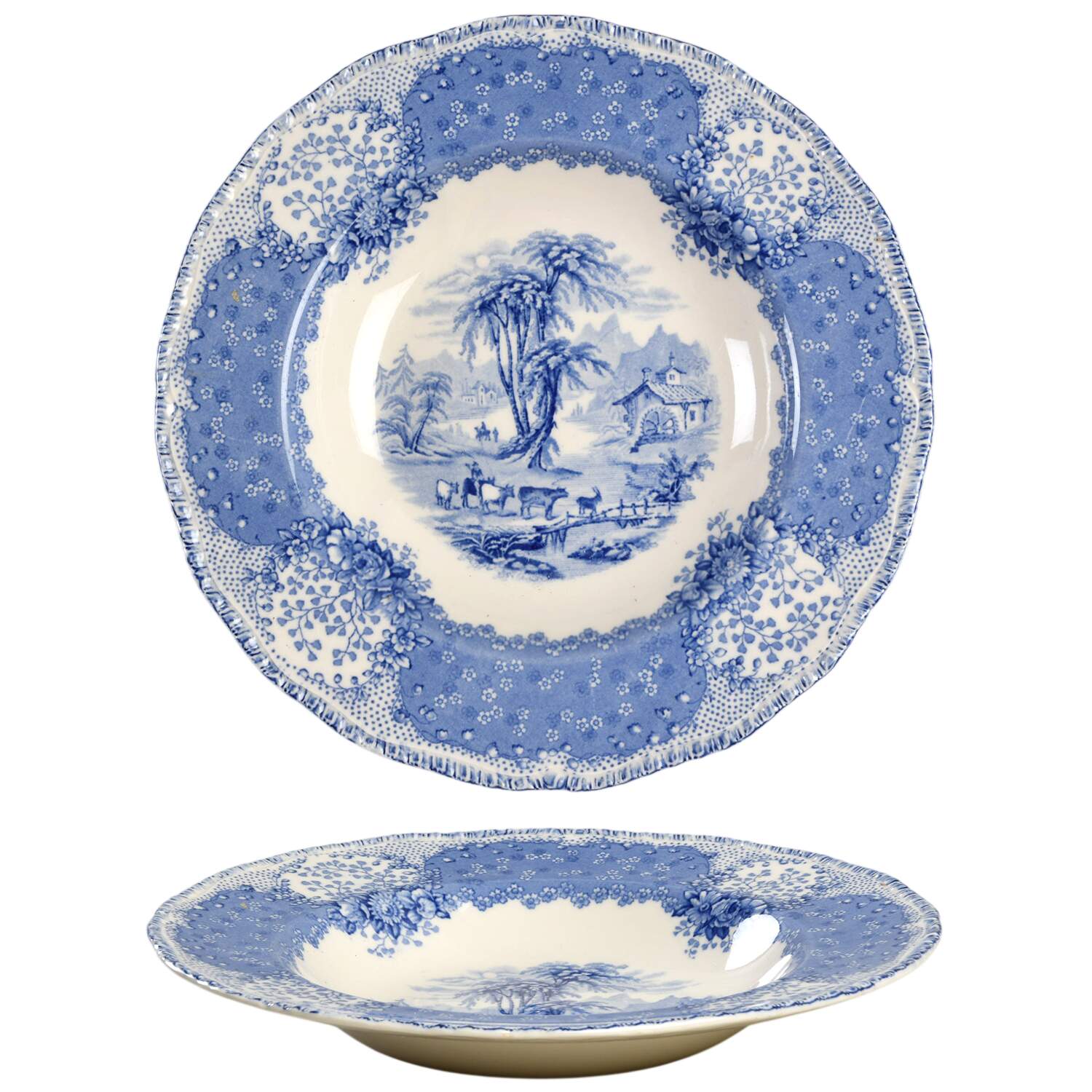 RD44 Rim Soup Bowl by Royal Doulton-1